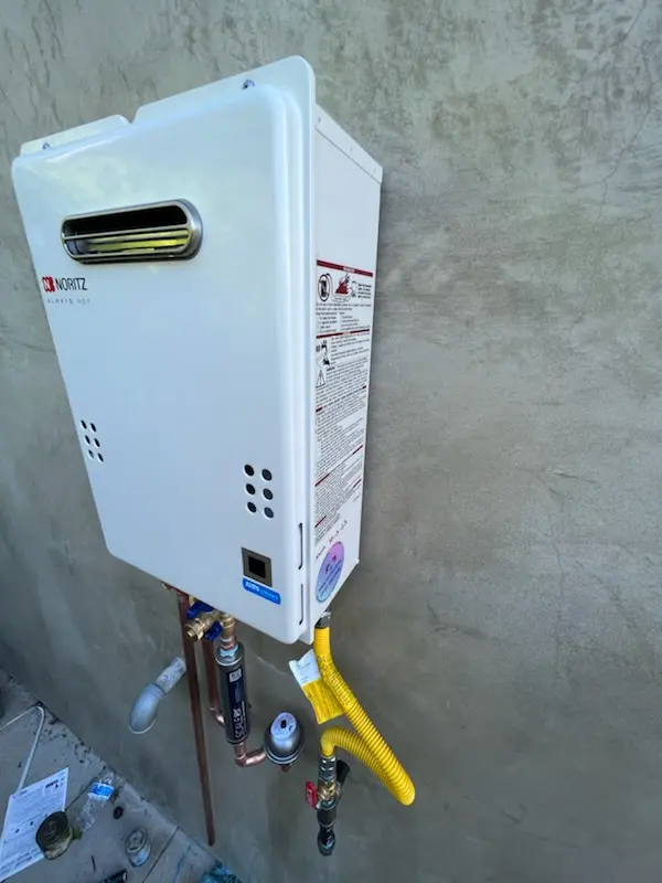 Tankless water heater installation for Florida Gardens homes